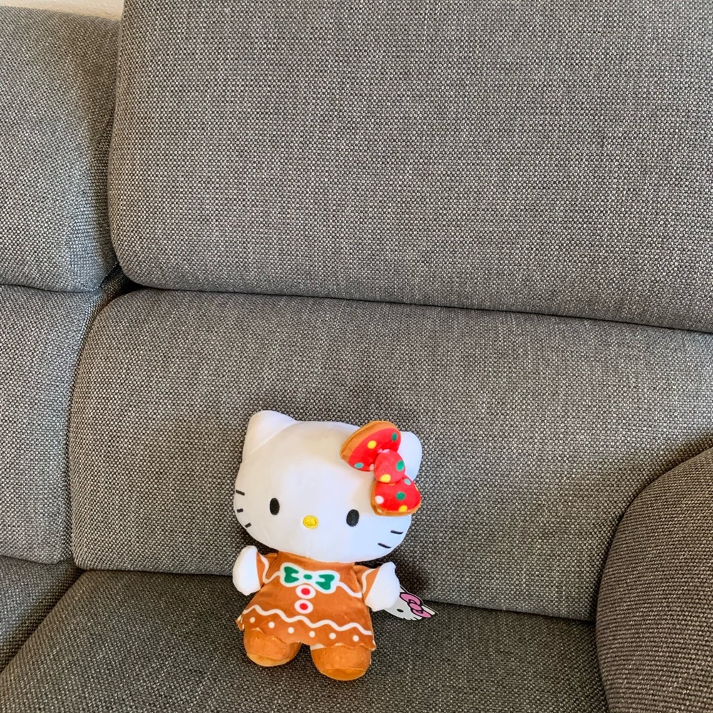 Hello Kitty Sanrio Plush with Red Bow